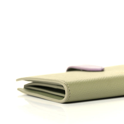 Celine Grained Calfskin Medium Multifunction Strap Wallet Sage Lilas 7 of 9