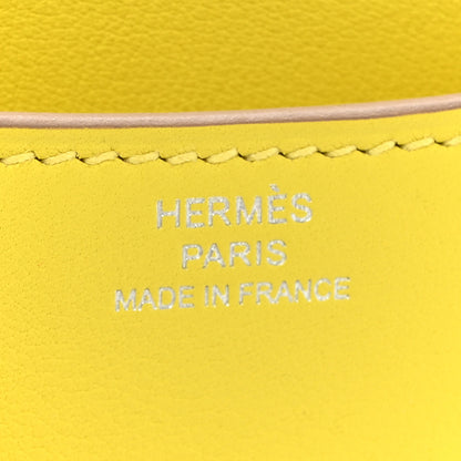 Hermes Swift Constance 18 Lime 6 of 13