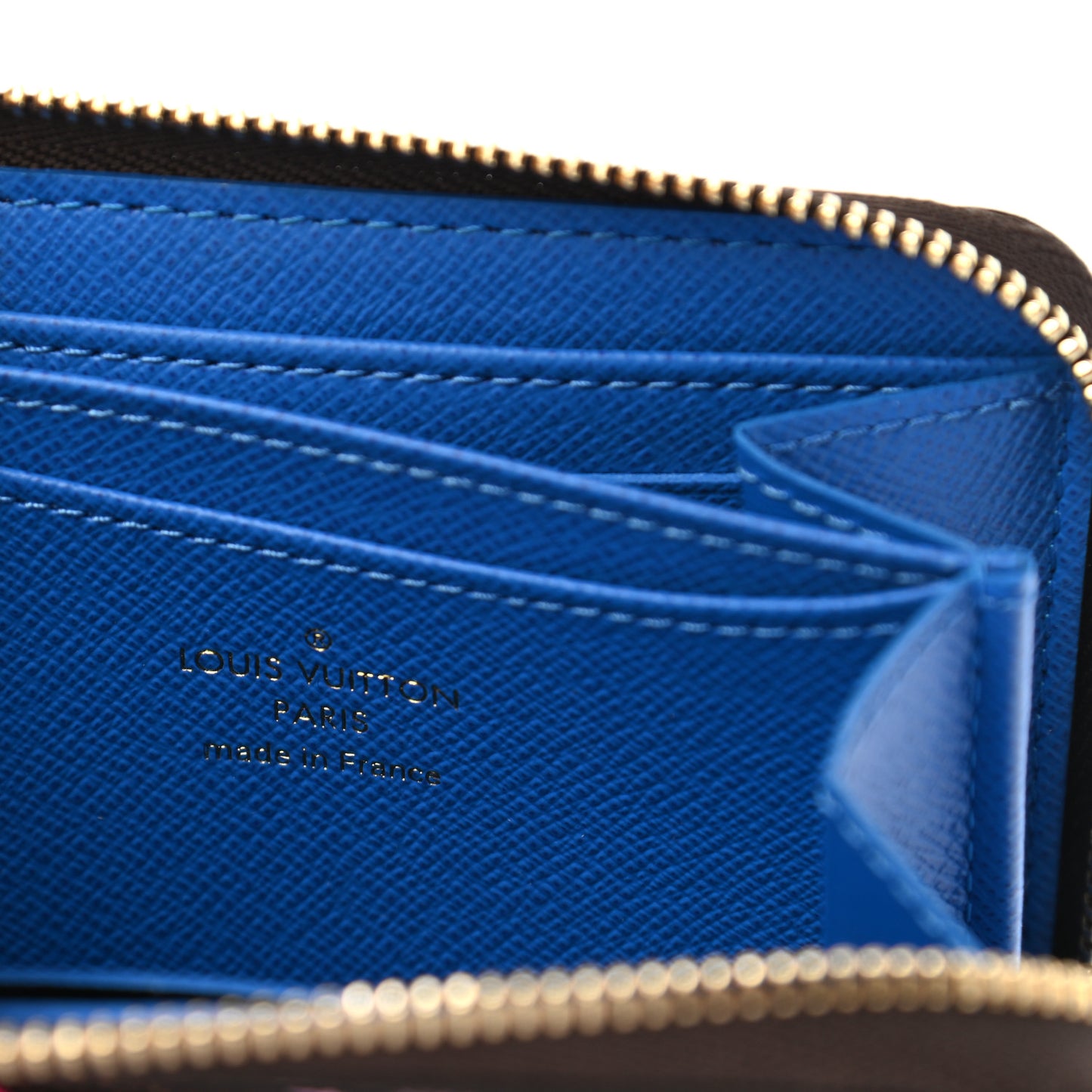 Damier Ebene 2019 Christmas Animation Zippy Coin Purse Blue
