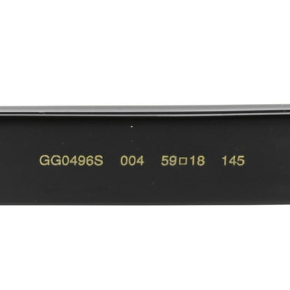 Gucci Acetate Geometric Crystal Sunglasses GG0496S Black 6 of 6