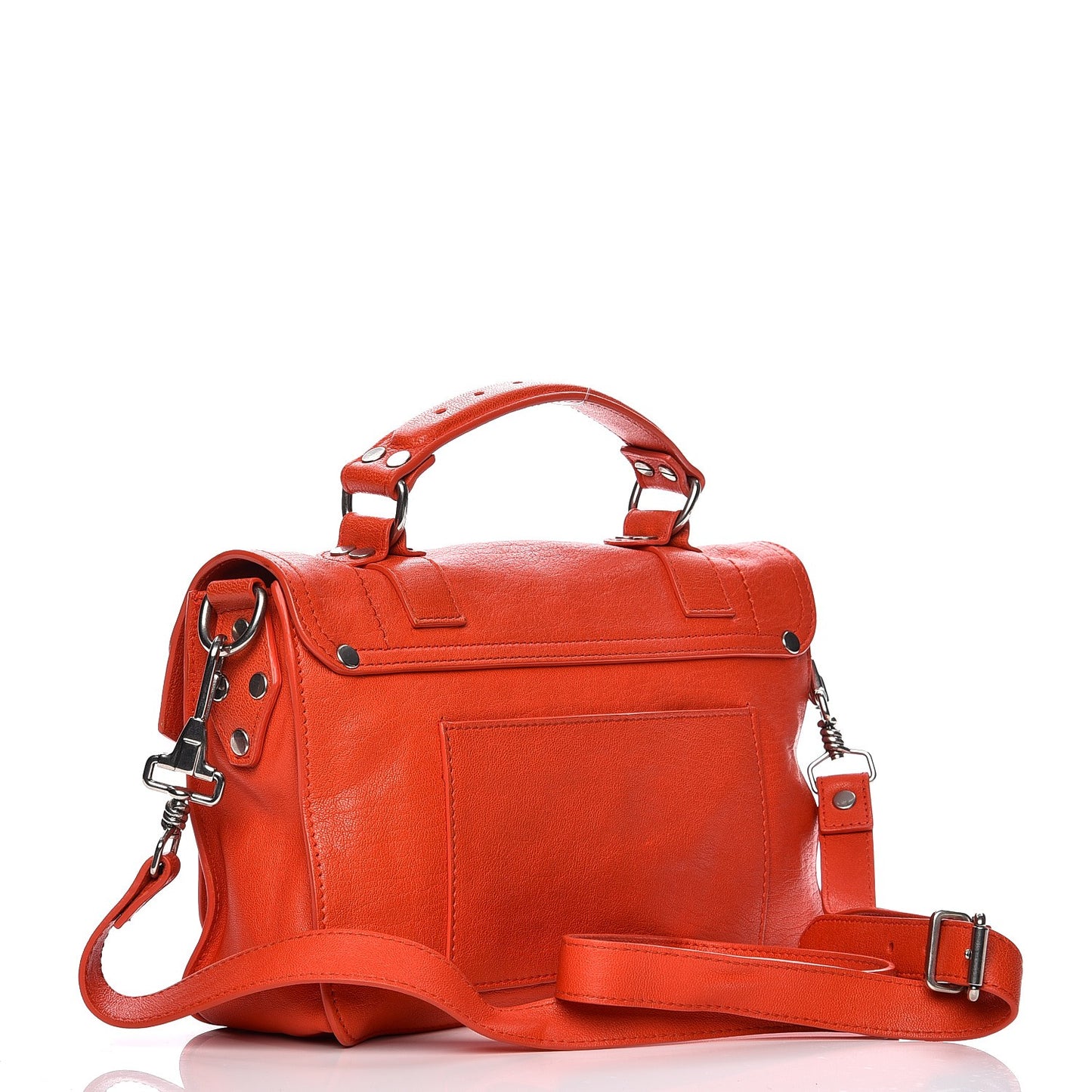 Lambskin Tiny PS1 Satchel Orange Pepper