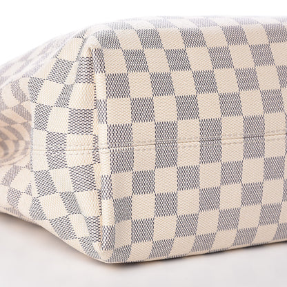 Louis Vuitton Damier Azur Graceful MM Rose Ballerine 11 of 12