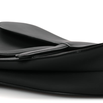 Christian Dior Ultra Matte Calfskin Saddle Bag Black 10 of 10