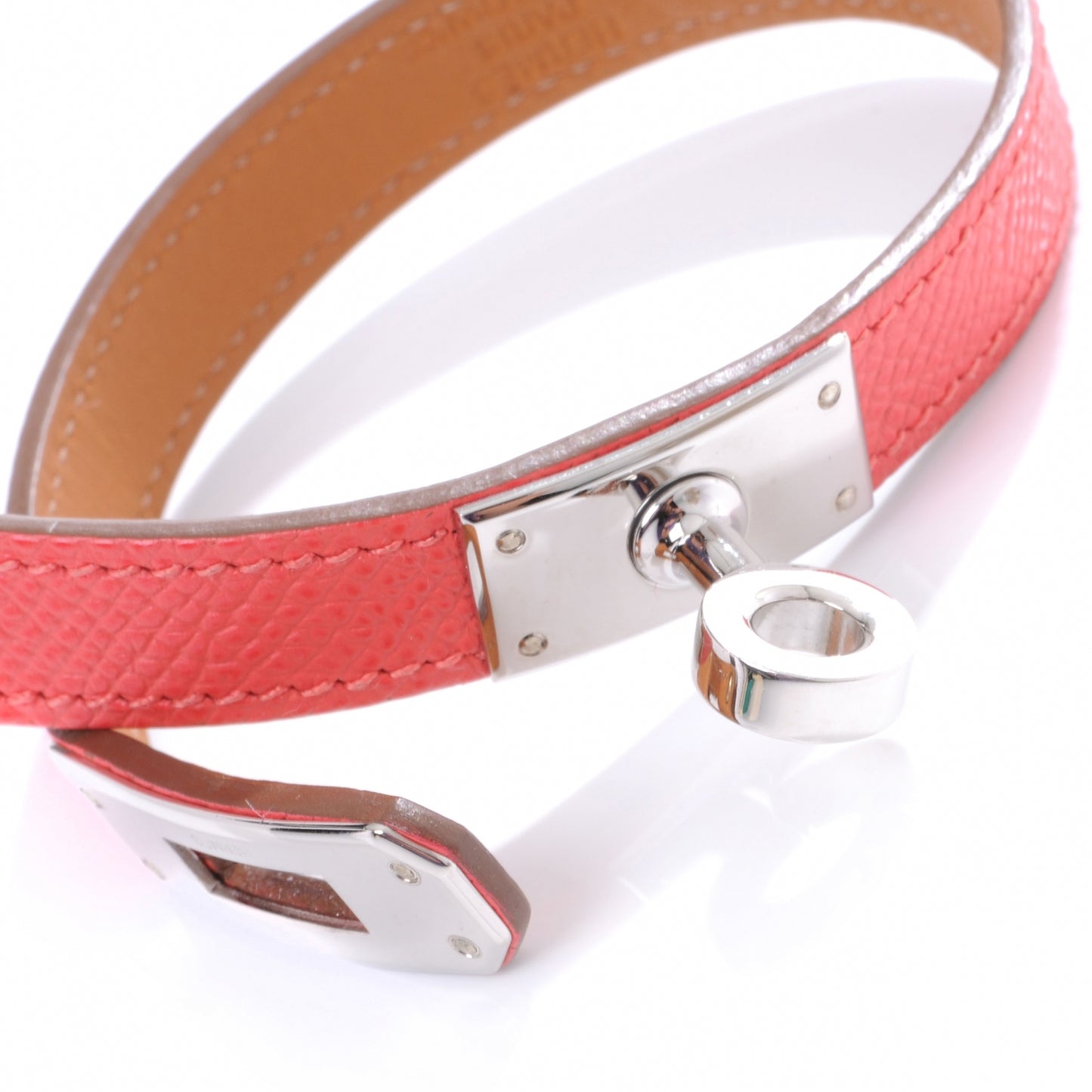 Epsom Kelly Double Tour Bracelet M Rose Jaipur