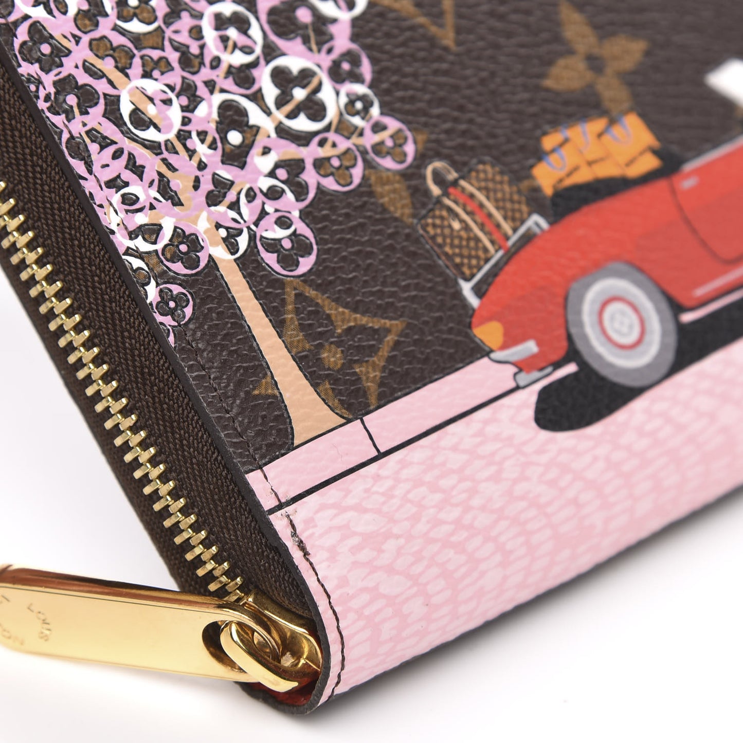 Monogram 2019 Christmas Animation Zippy Wallet