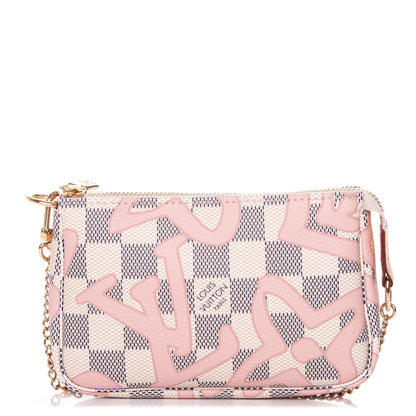 Louis Vuitton Damier Azur Tahitienne Mini Pochette Accessories 1 of 7