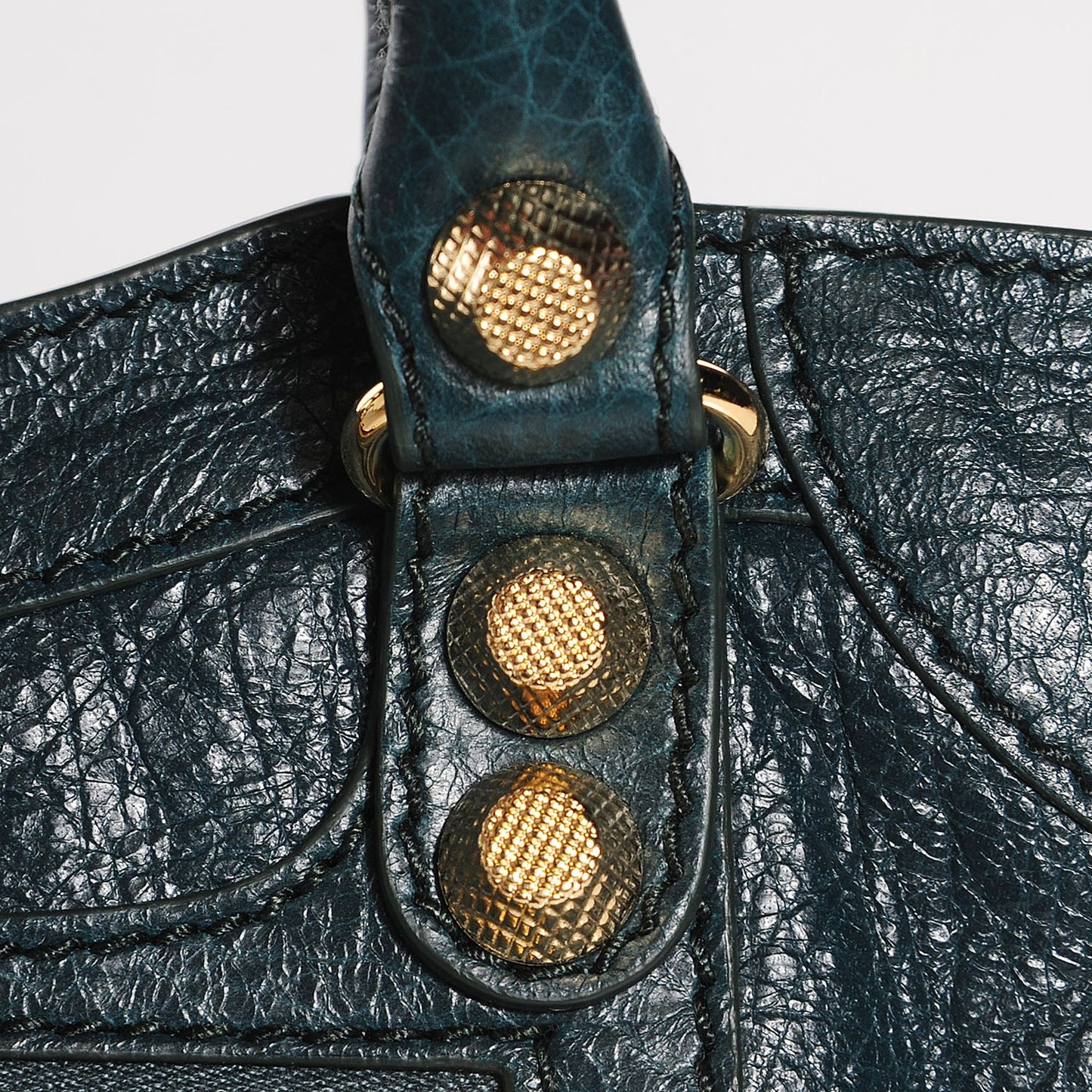 Agneau Giant 12 Gold Hardware Mini City Bleu Paon