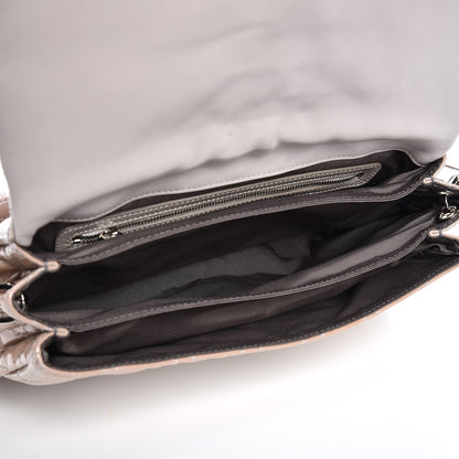 Christian Dior Patent Cannage New Lock Flap Grey 5 of 7