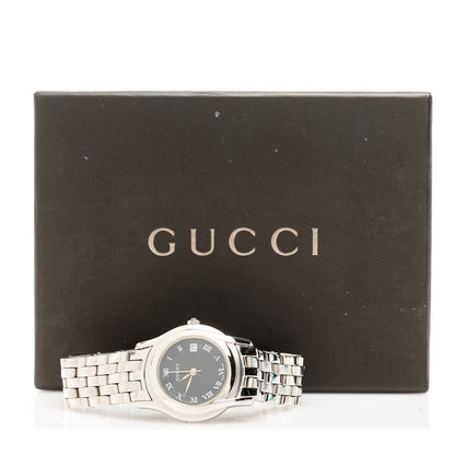Gucci Stainless Steel 27mm 5500L Quartz Watch Black 5 of 5