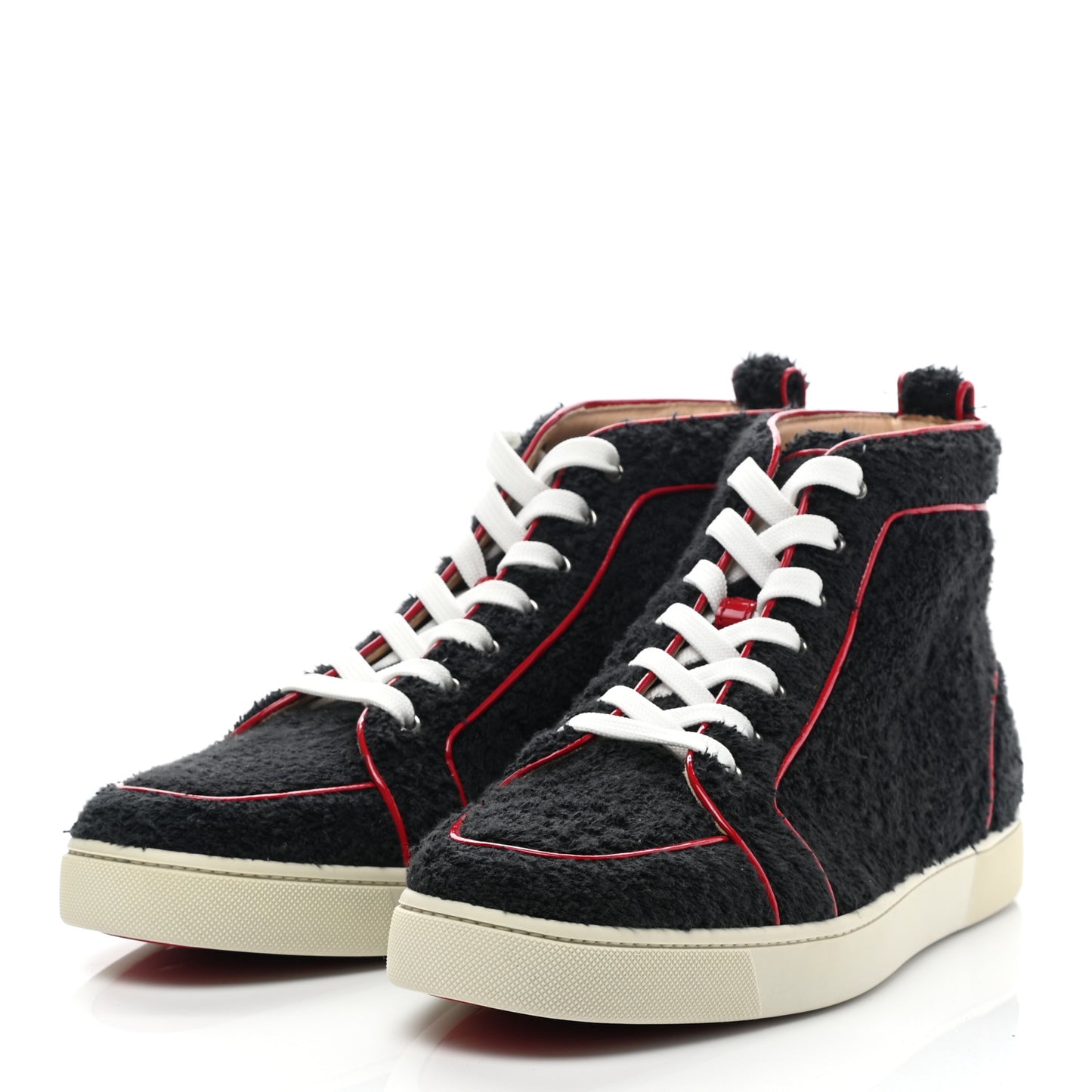 Rantus Mens Orlato Flat Sneakers 46 Black Red