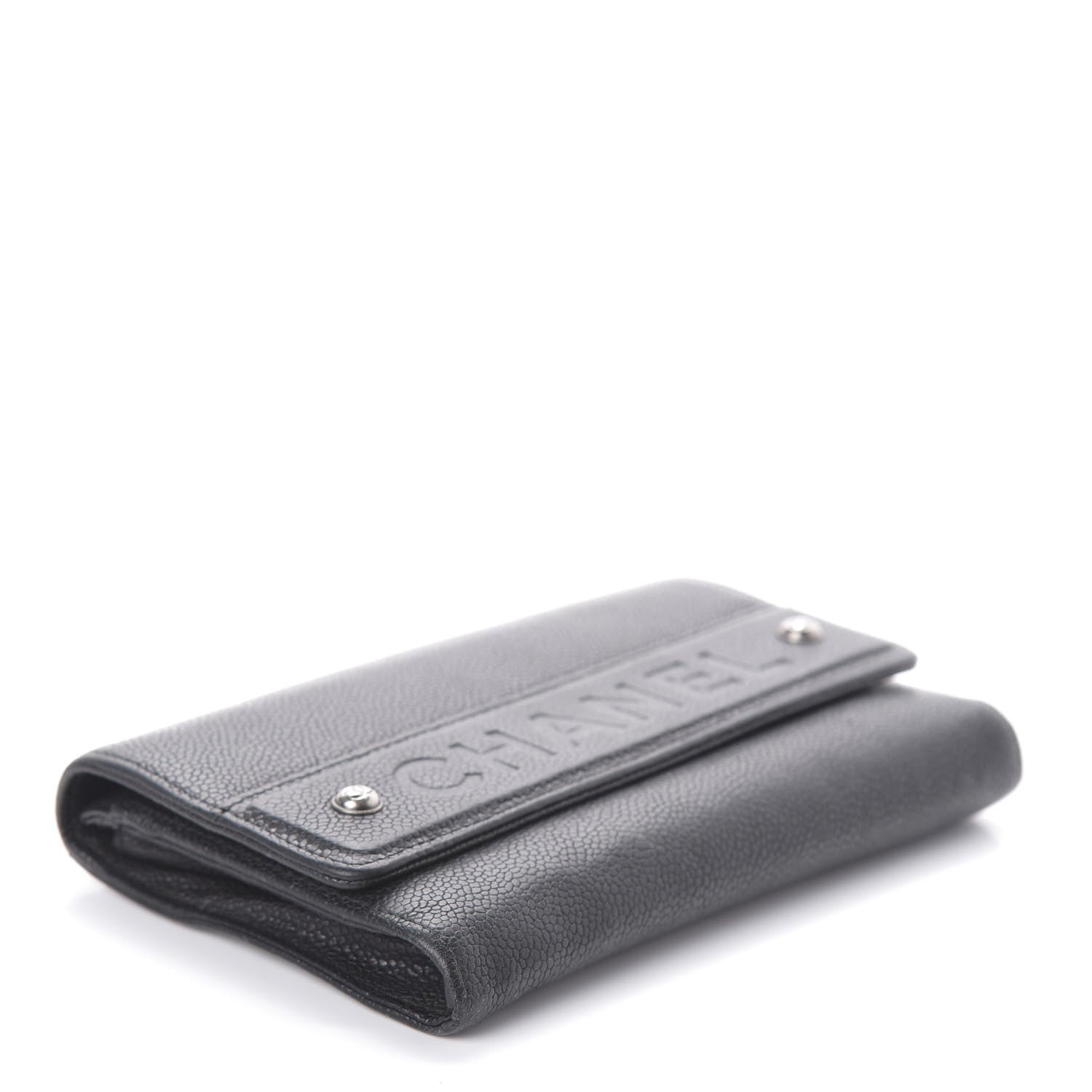 Chanel Caviar Outdoor Ligne Wallet Black 4 of 8