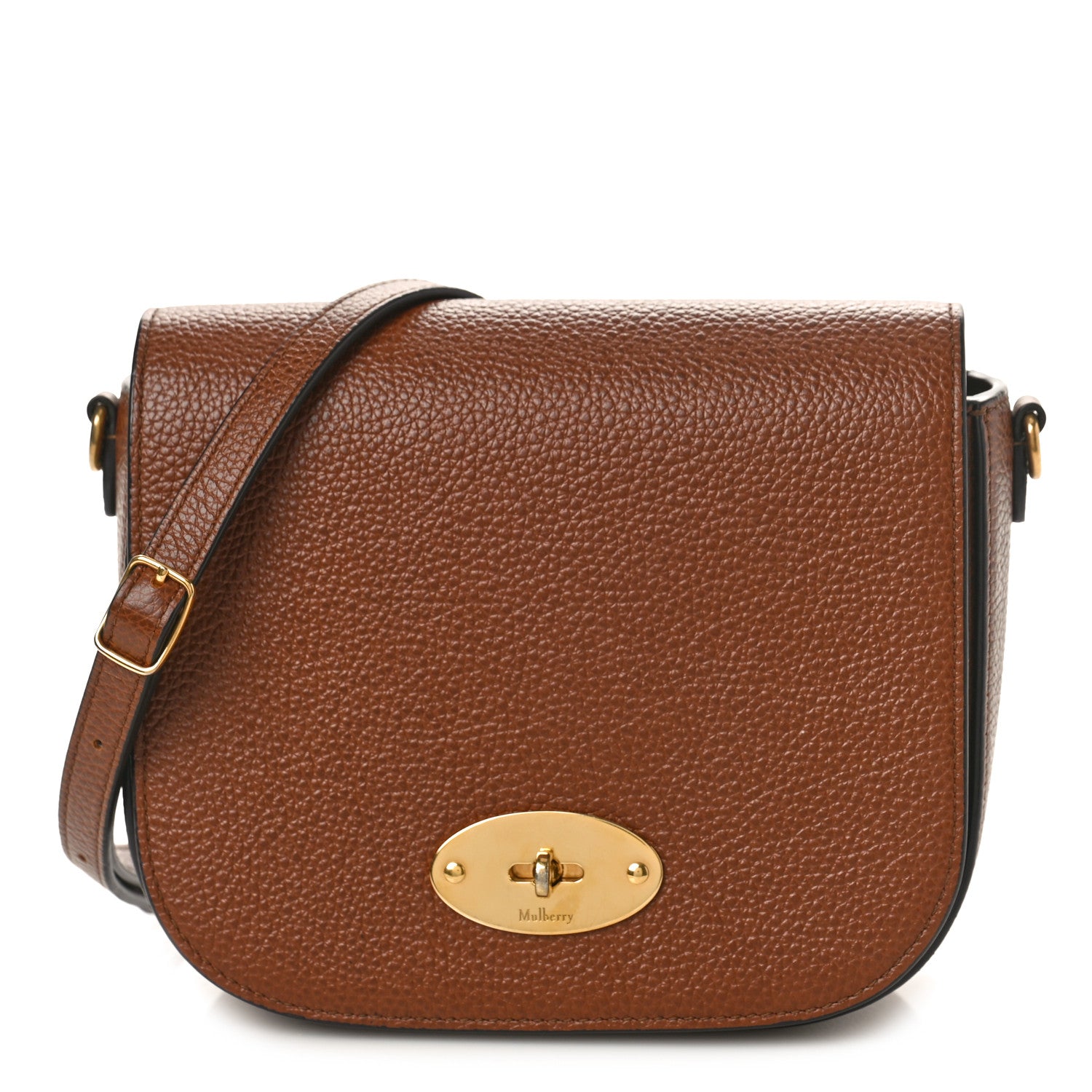 Mulberry Natural Grained Calfskin Small Darley Satchel Oak 1 of 9