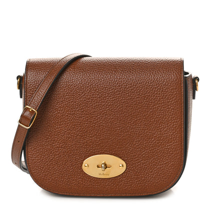 Mulberry Natural Grained Calfskin Small Darley Satchel Oak 1 of 9