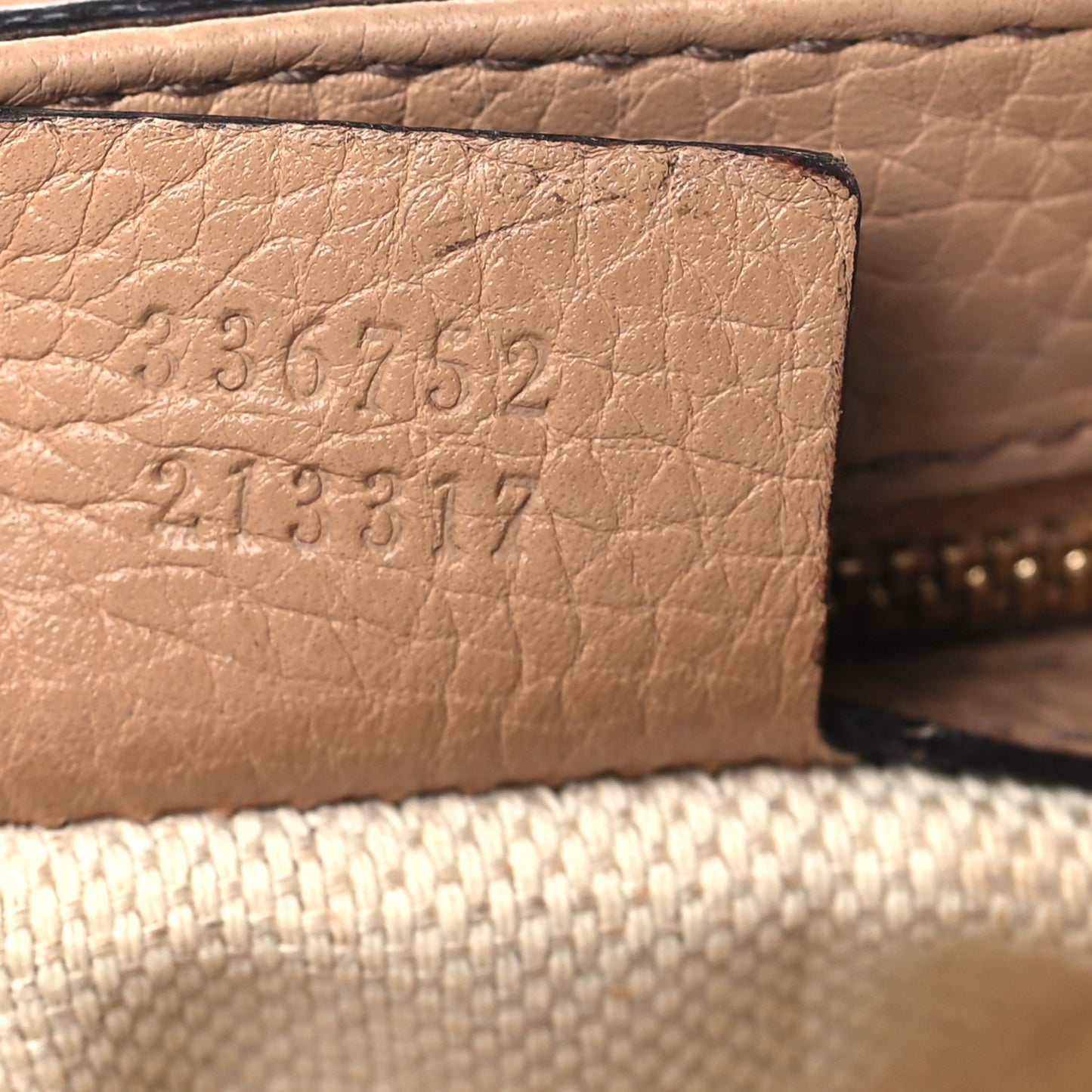 Pebbled Calfskin Medium Soho Flap Crossbody Camelia