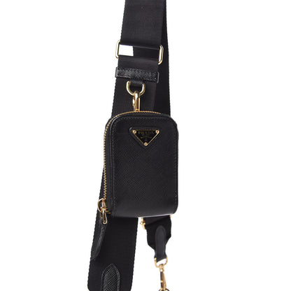 Prada Saffiano Lux Re-Edition 2005 Shoulder Bag Black 12 of 13