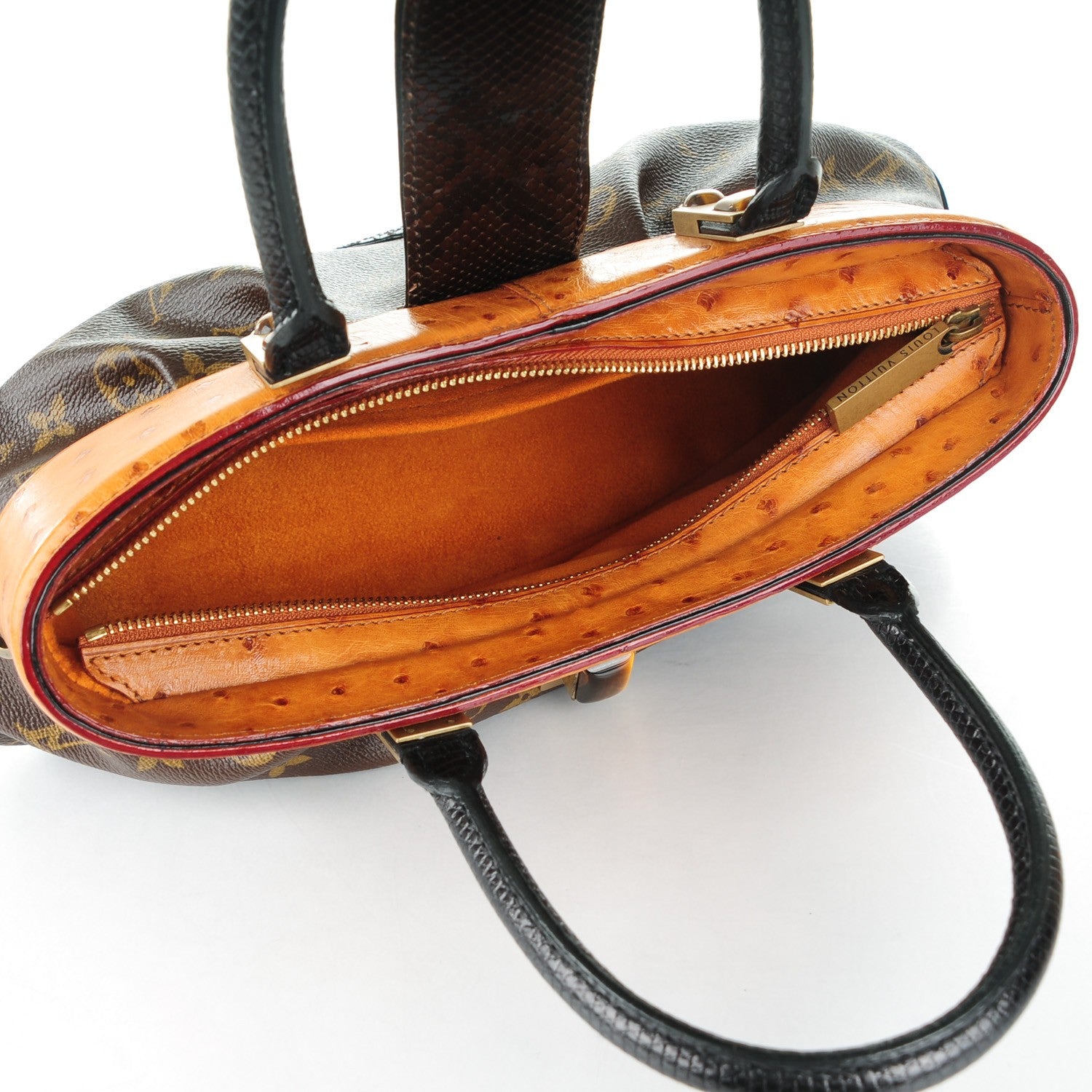 Louis Vuitton Monogram Ostrich Macha Waltz 5 of 7