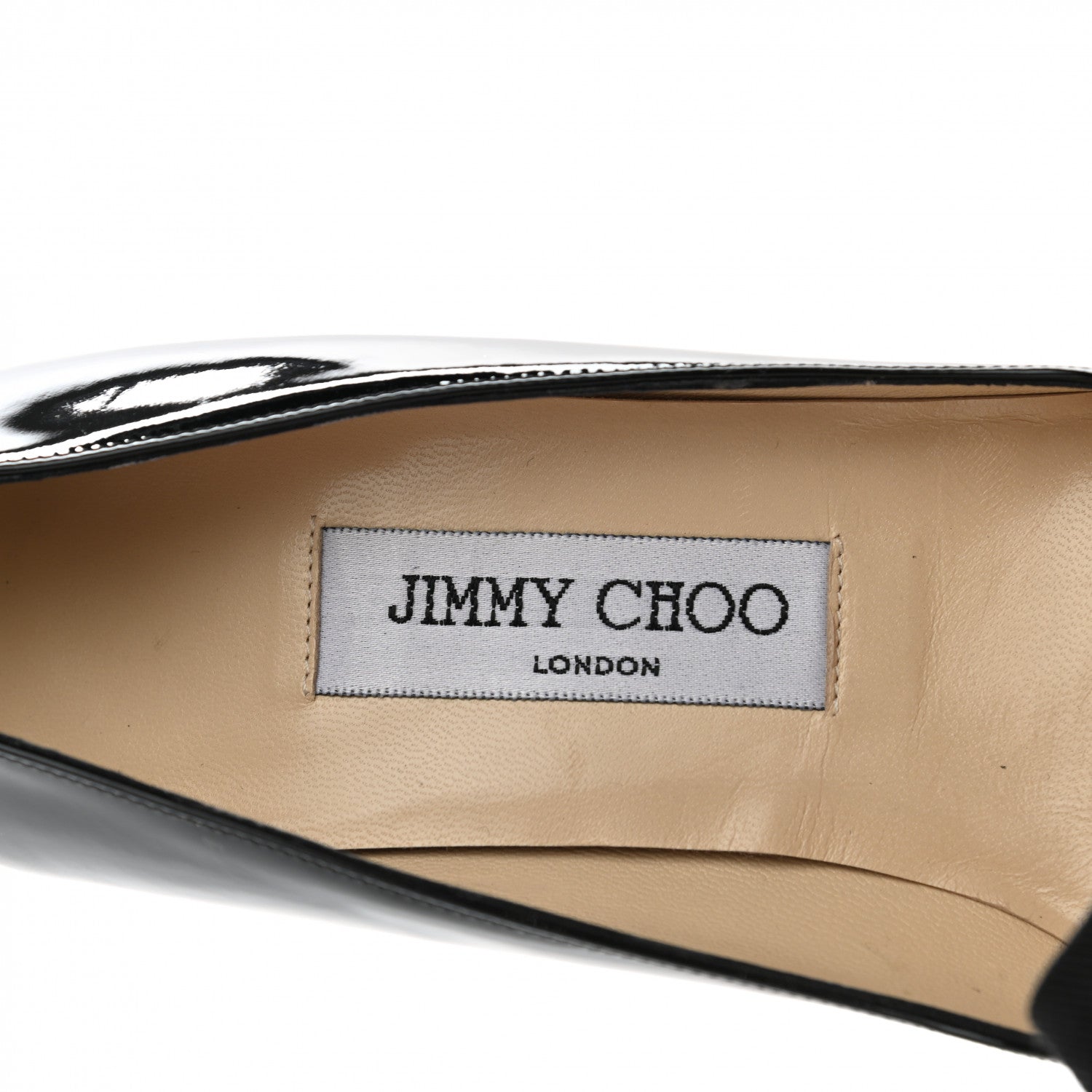 Jimmy Choo Patent Bow Pumps 35.5 Black 8 of 9