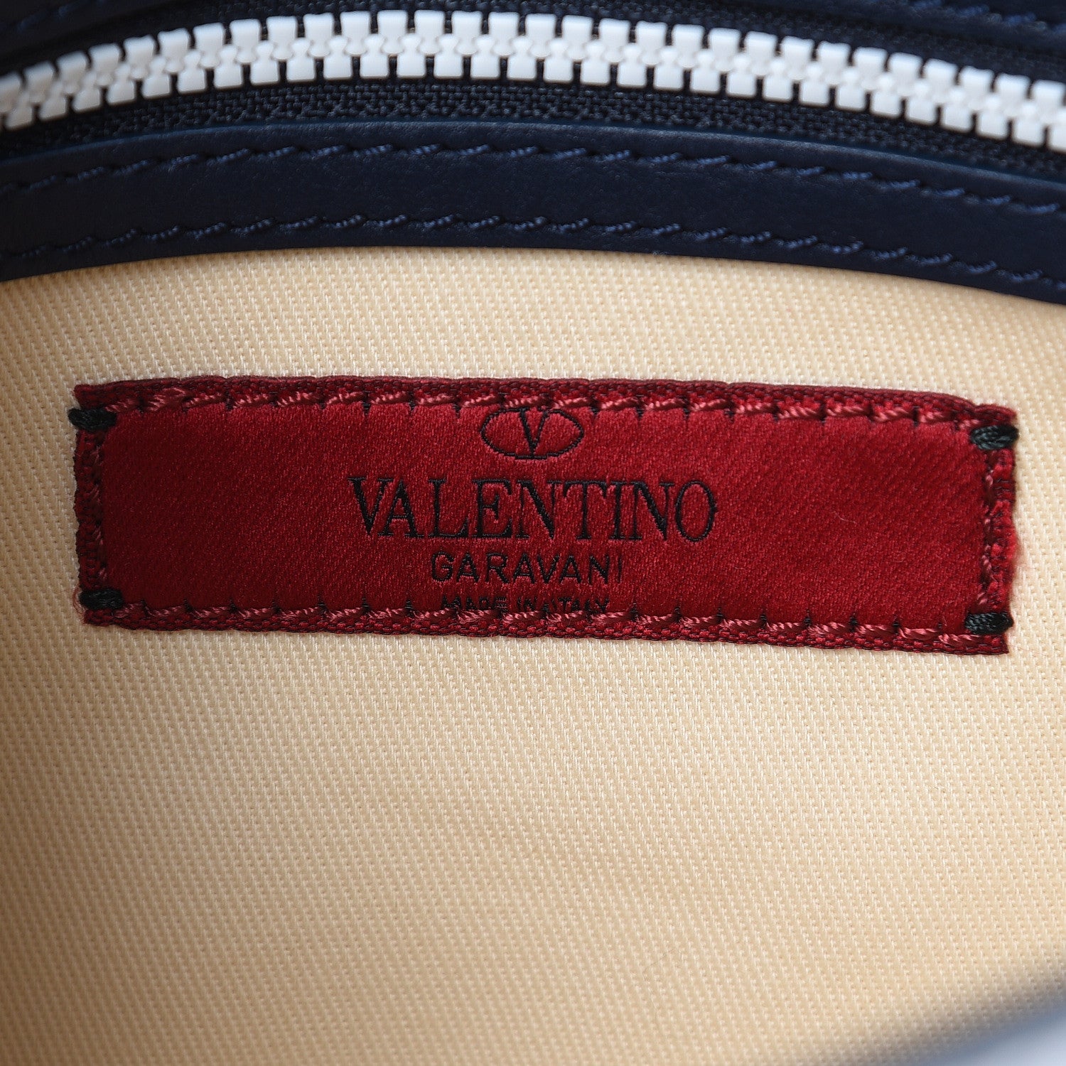Valentino Garavani Vitello Colorblock Small Free Rockstud Single Handle Flap Bag Marine Optic White 6 of 8