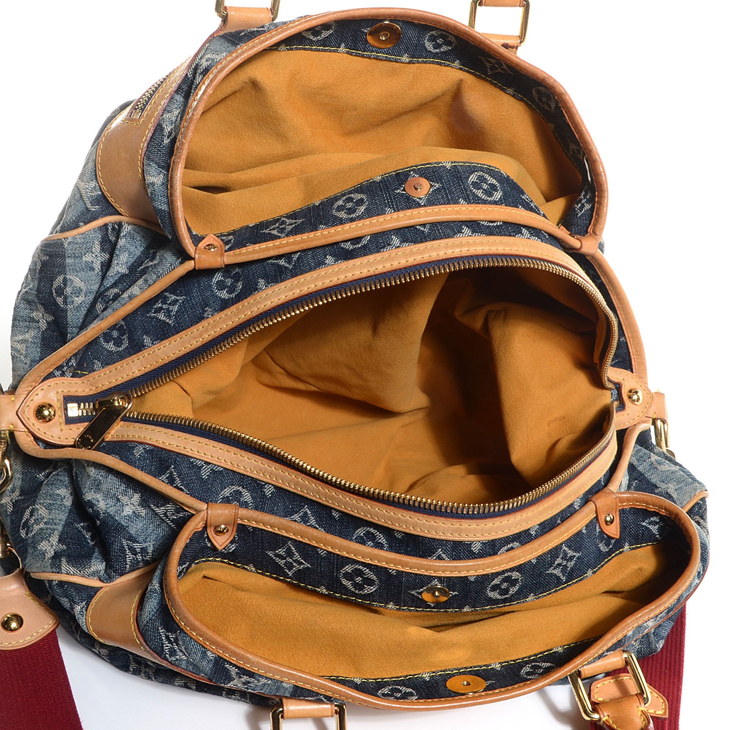 Louis Vuitton Denim Raye Cabas GM 5 of 8