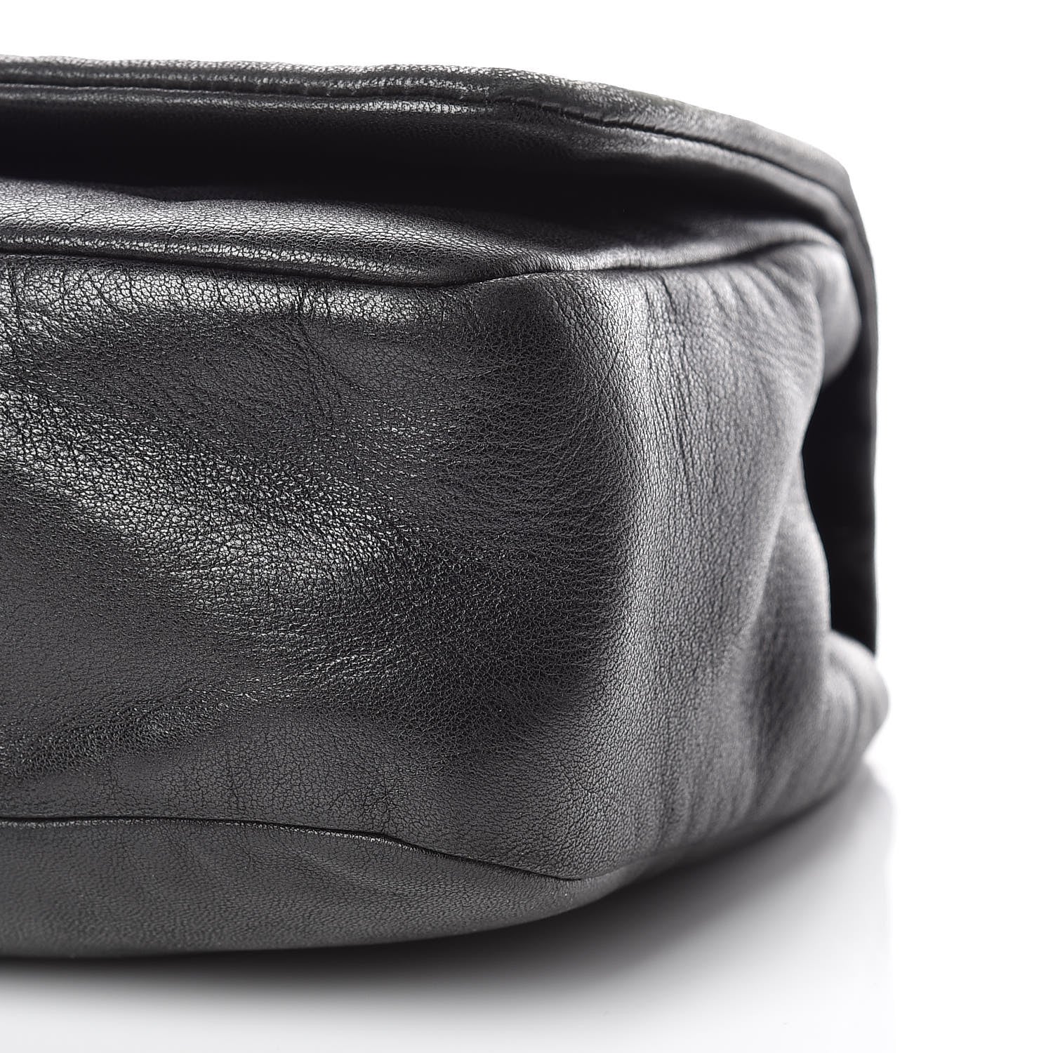 Chanel Lambskin Studded CC East West Flap Black 9 of 16