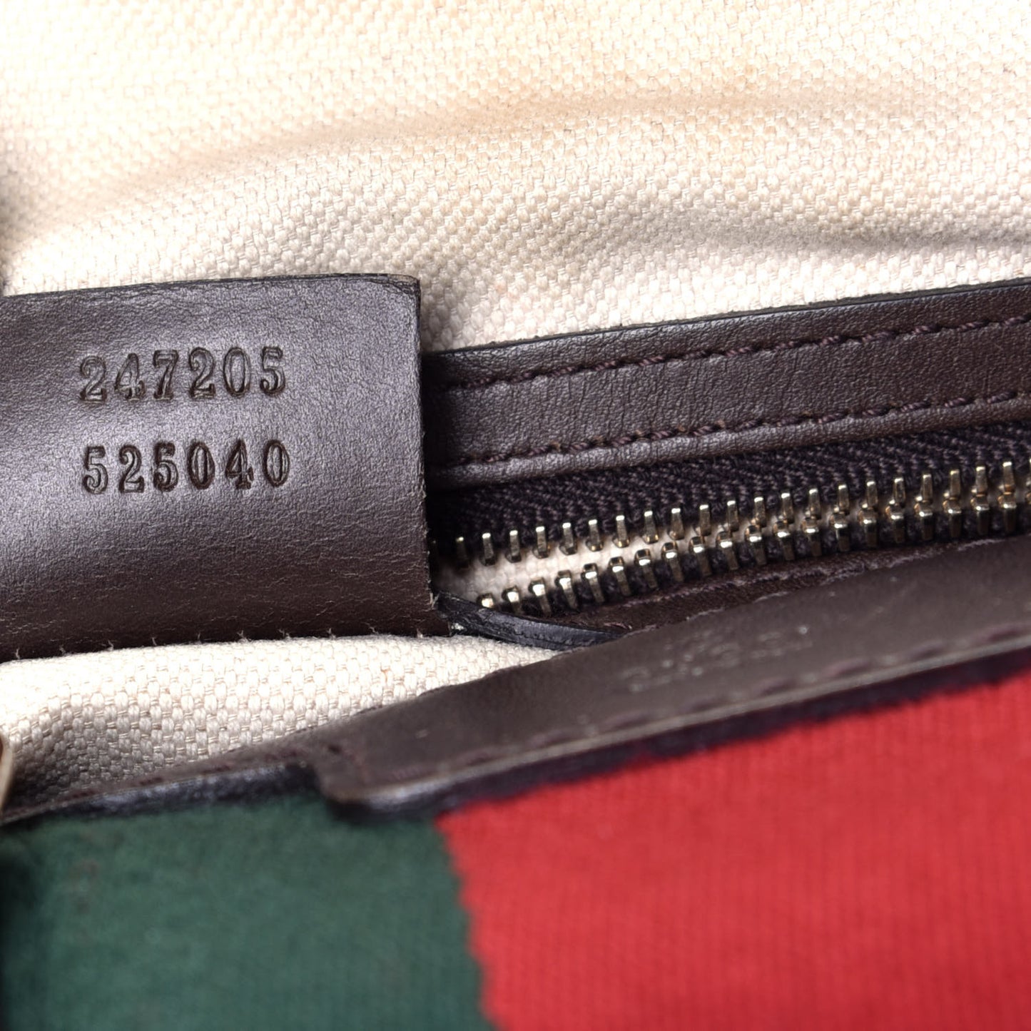 Monogram Vintage Web Medium Boston Dark Brown