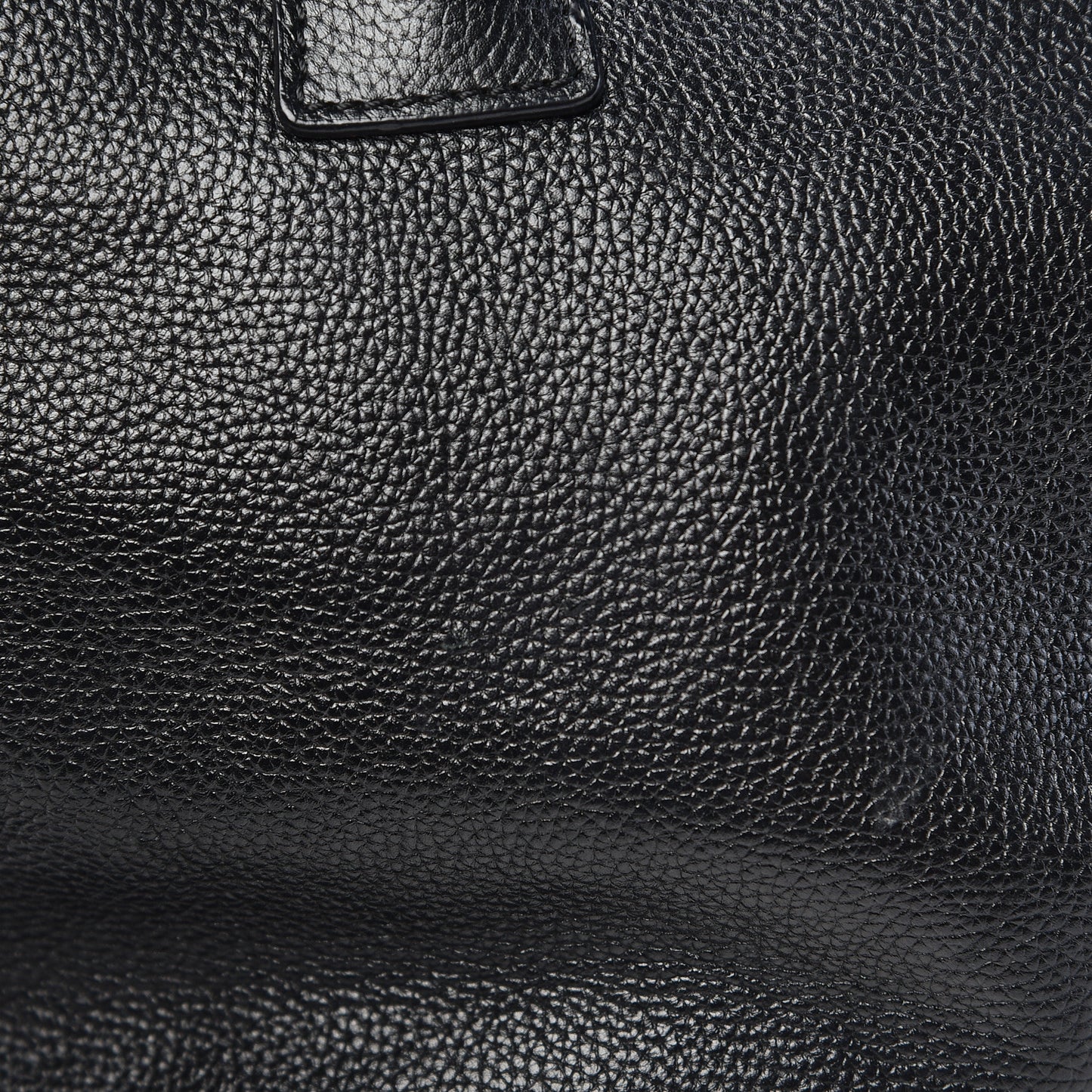 Calfskin Cerf Executive Shopper Tote Black