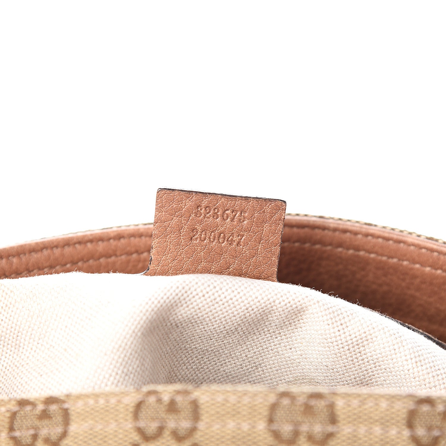 Gucci Monogram Old Libeccio Medium Miss GG Top Handle Bag Beige Ebony Light Brown 7 of 13