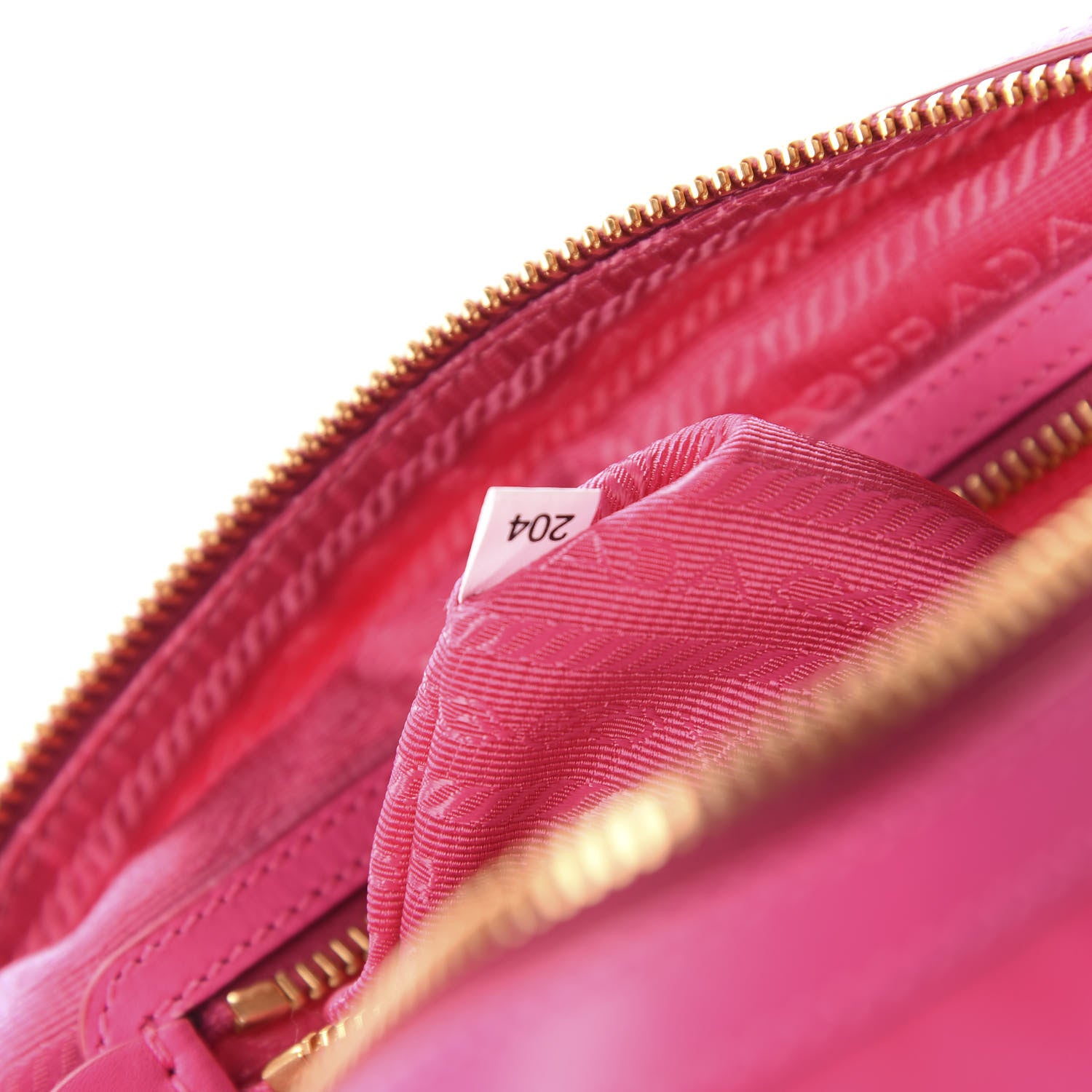 Prada Tessuto Nylon Soft Calf Camera Bag Fuxia 10 of 11