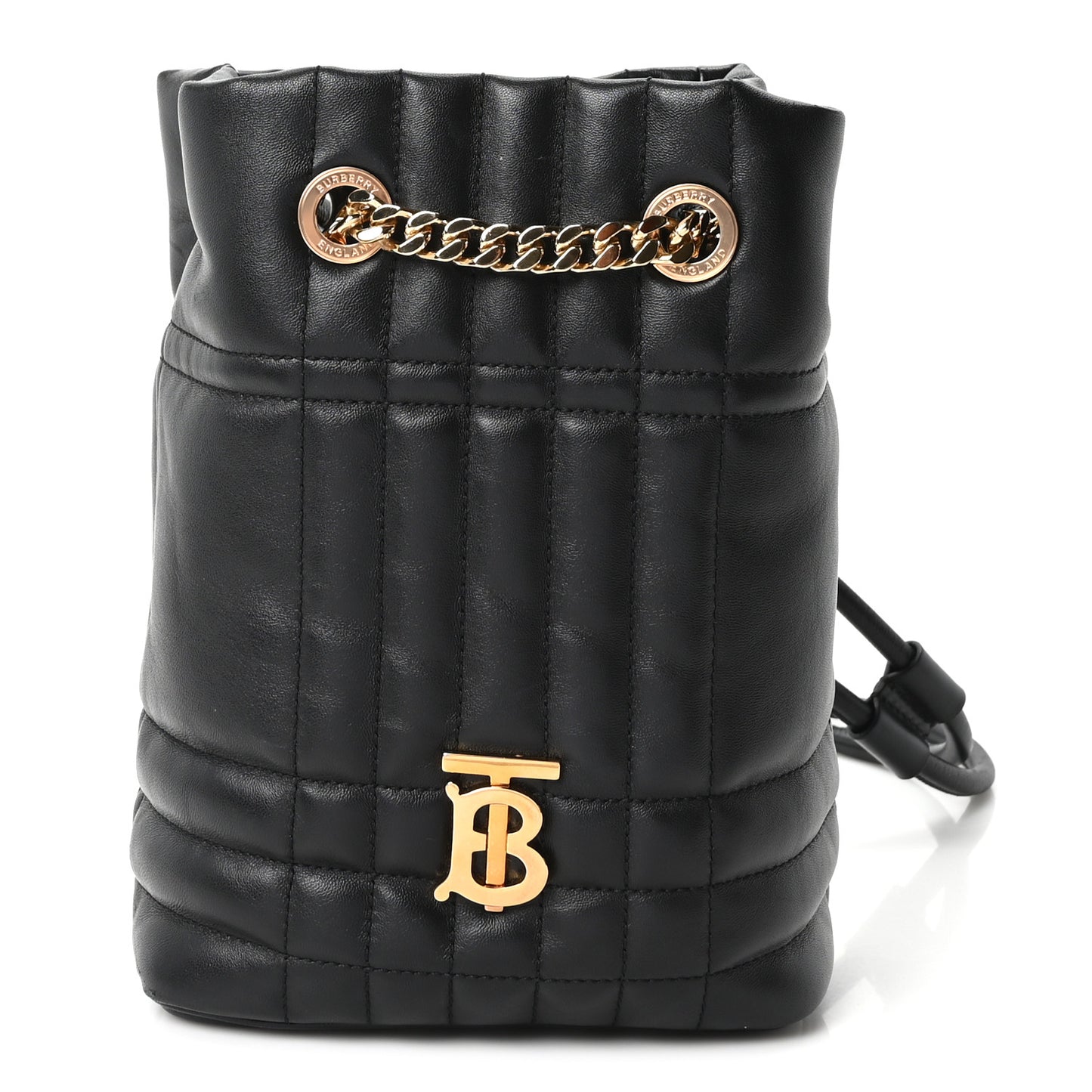 Lambskin Quilted Mini Lola Backpack Black