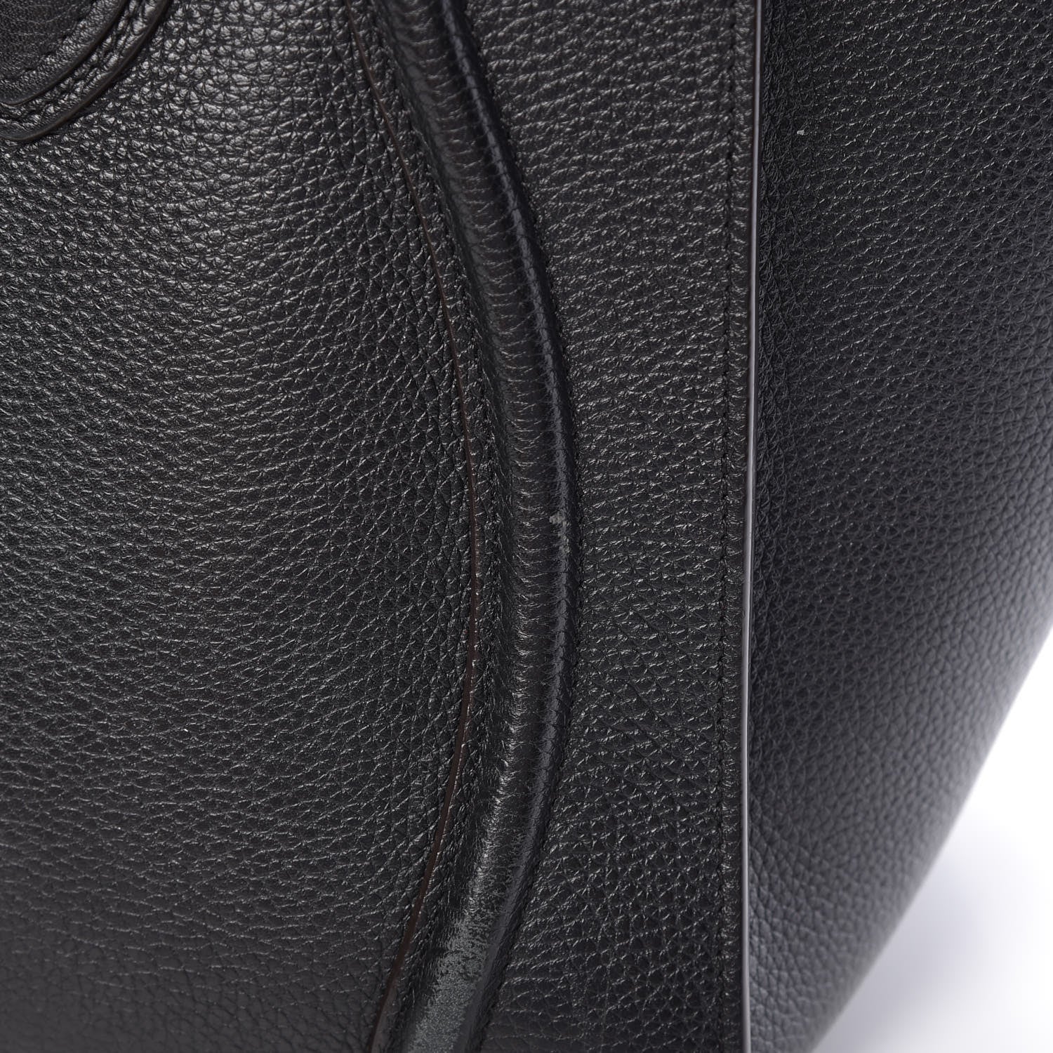 Celine Drummed Calfskin Mini Luggage Black 16 of 25