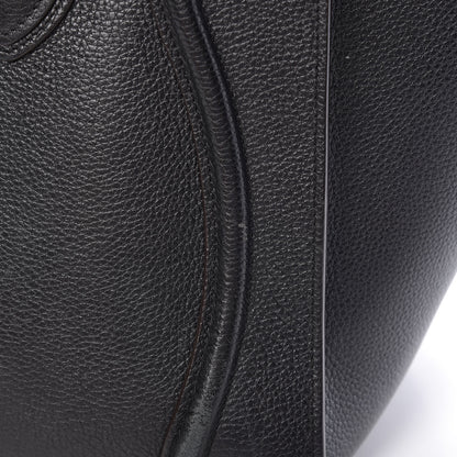 Celine Drummed Calfskin Mini Luggage Black 16 of 25