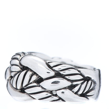 David Yurman Sterling Silver Woven Cable Ring 54 7 3 of 7