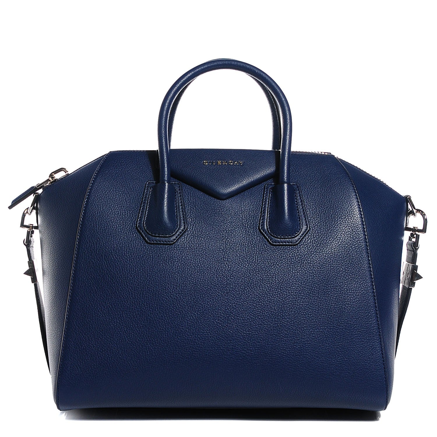 Givenchy Sugar Goatskin Medium Antigona Navy 1 of 10