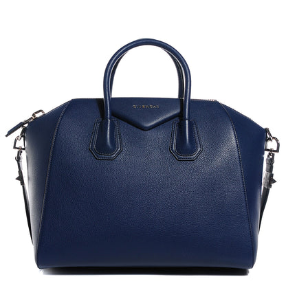 Givenchy Sugar Goatskin Medium Antigona Navy 1 of 10