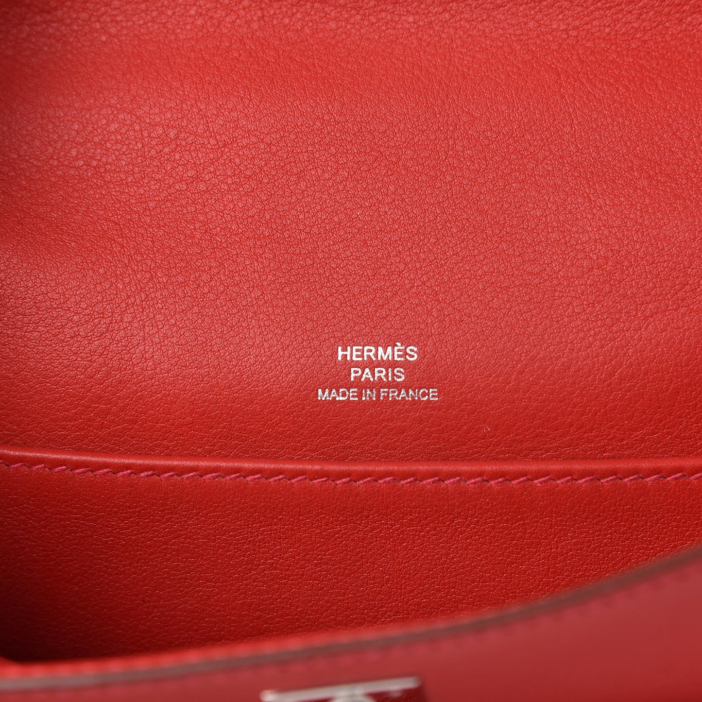 Swift Kelly Pochette Clutch Vermillion