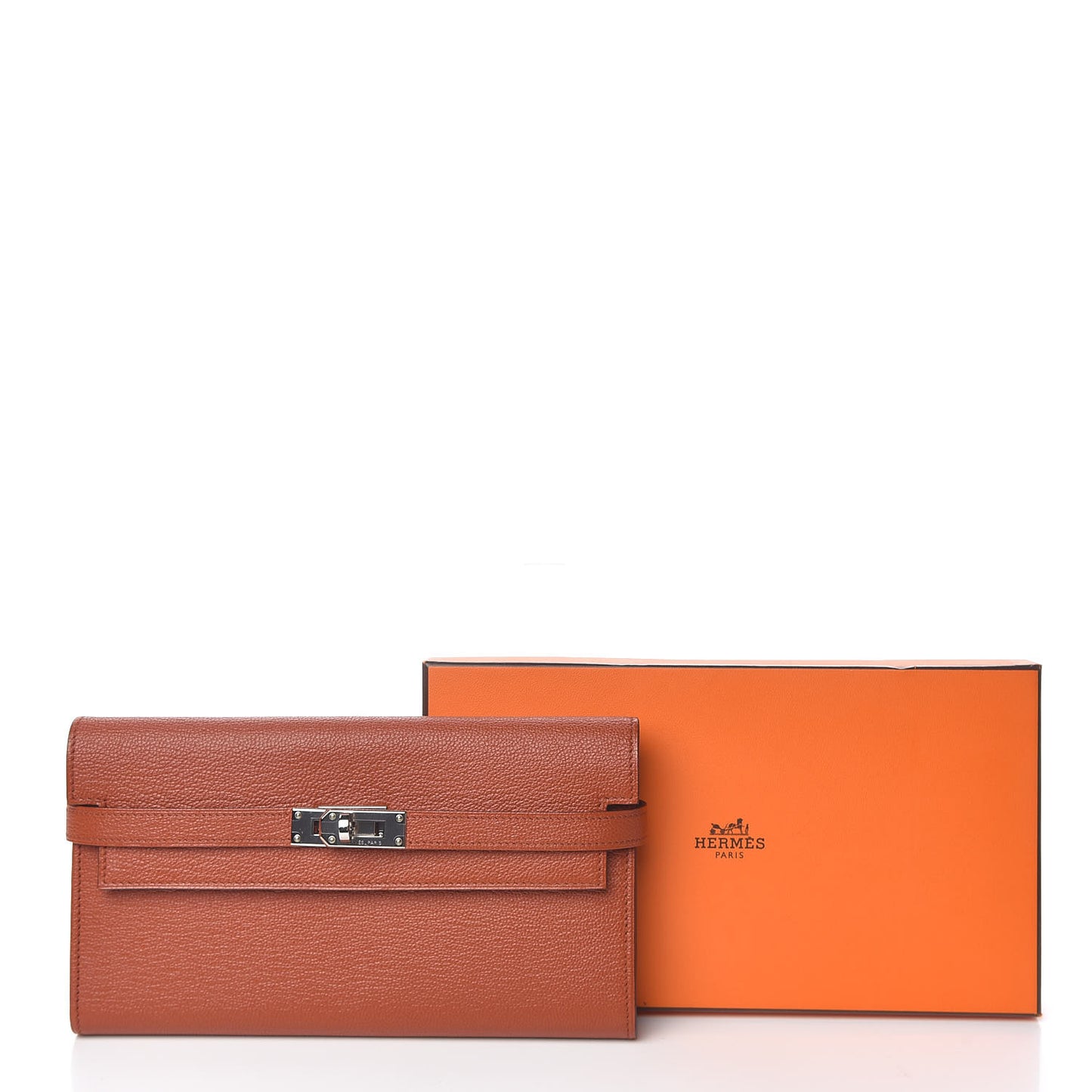 Chevre Mysore Kelly Longue Wallet Cuivre