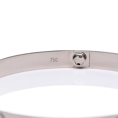 Cartier 18K White Gold LOVE Bracelet 21 5 of 7