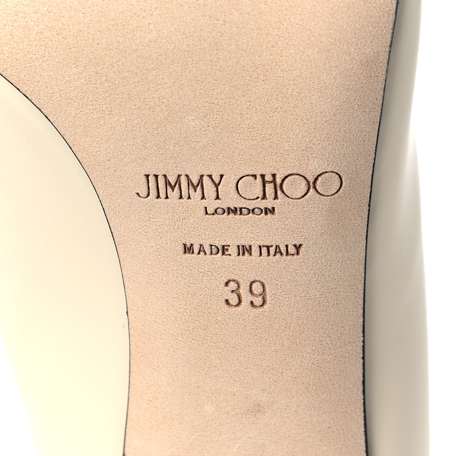 Jimmy Choo Nappa Shar 100 Pumps 39 Linen 6 of 8