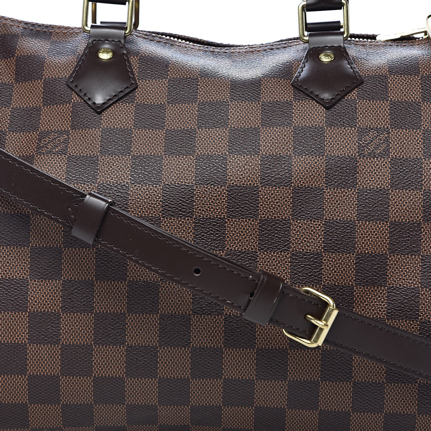 Louis Vuitton Damier Ebene Speedy Bandouliere 30 13 of 13