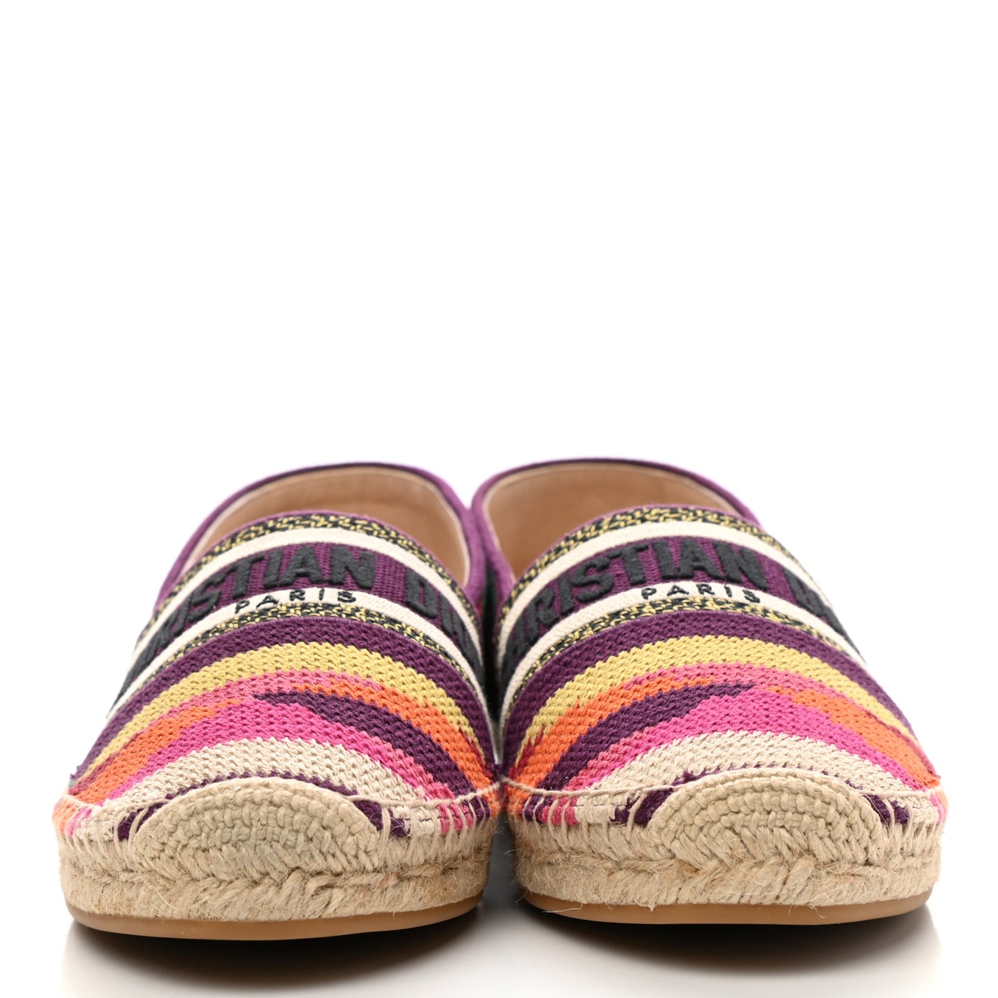 Cotton Embroidered Patchwork Granville Espadrille 41 Multicolor
