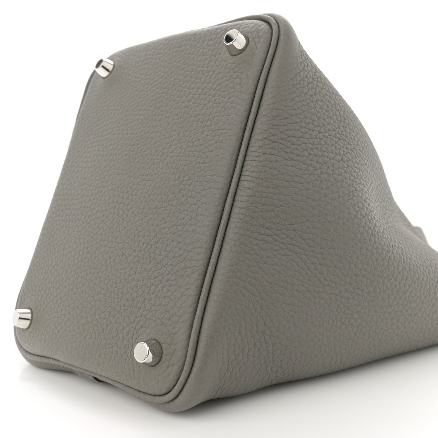 Hermes Taurillon Clemence Picotin Lock 18 PM Gris Meyer 10 of 11