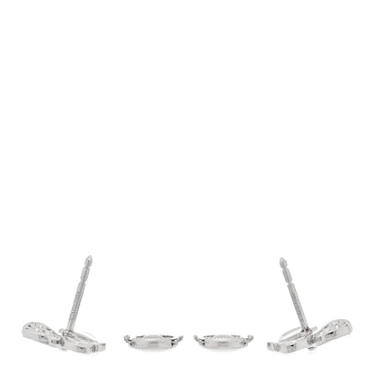 Tiffany Platinum Diamond Paper Flowers Earrings 3 of 5