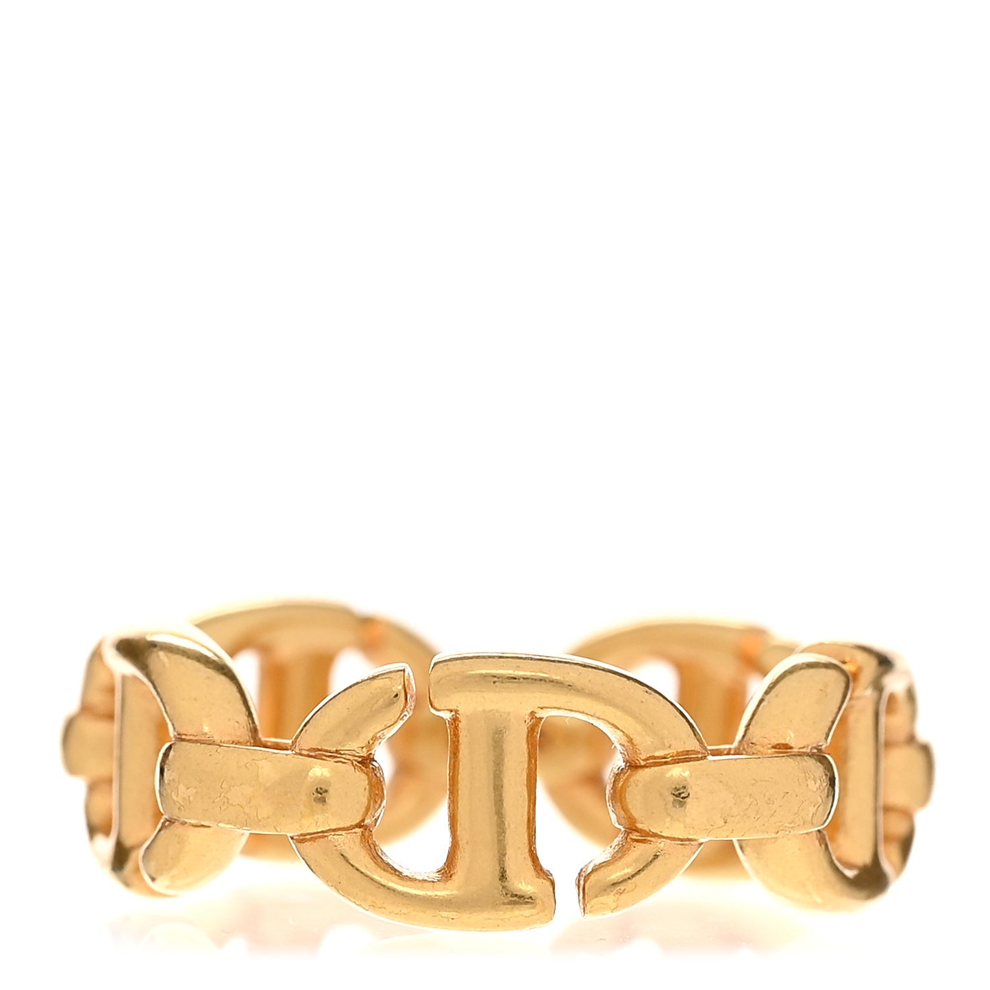 Metal CD Navy Ring M Gold
