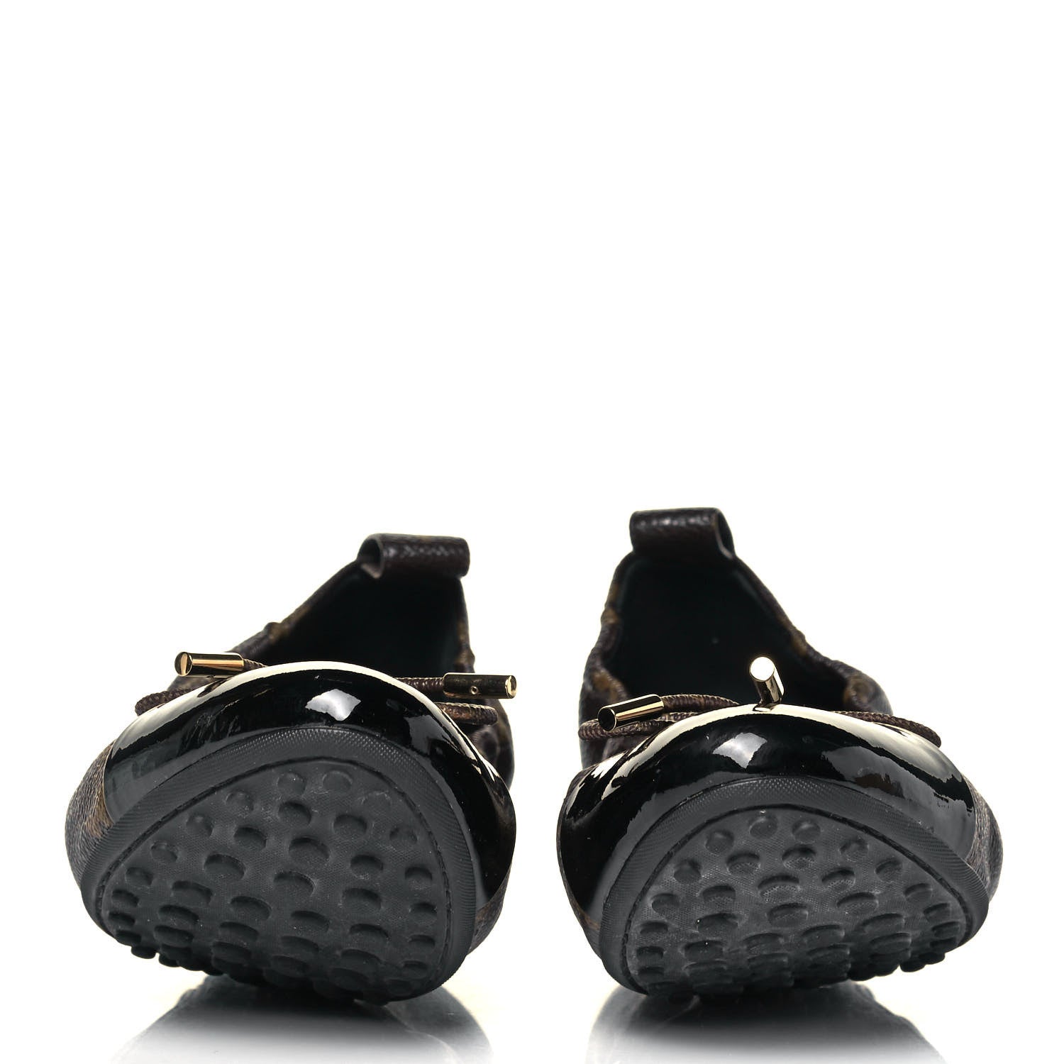 Louis Vuitton Monogram Flirty Ballerina Flats 40 Black 2 of 8