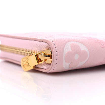 Louis Vuitton Empreinte Monogram Giant Broderies Zippy Wallet Pink Creme 7 of 8