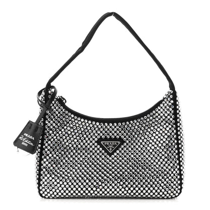 Prada Satin Crystal Mini Re-Edition 2000 Bag Cristal 1 of 10