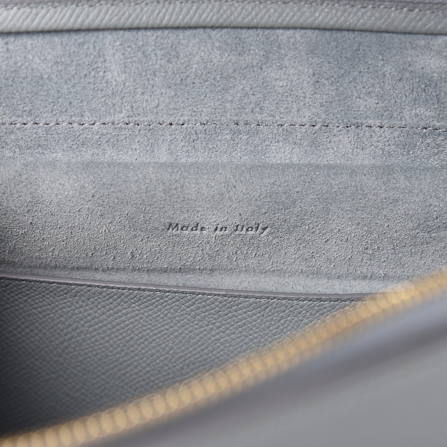 Grained Calfskin Micro Belt Bag Cloud