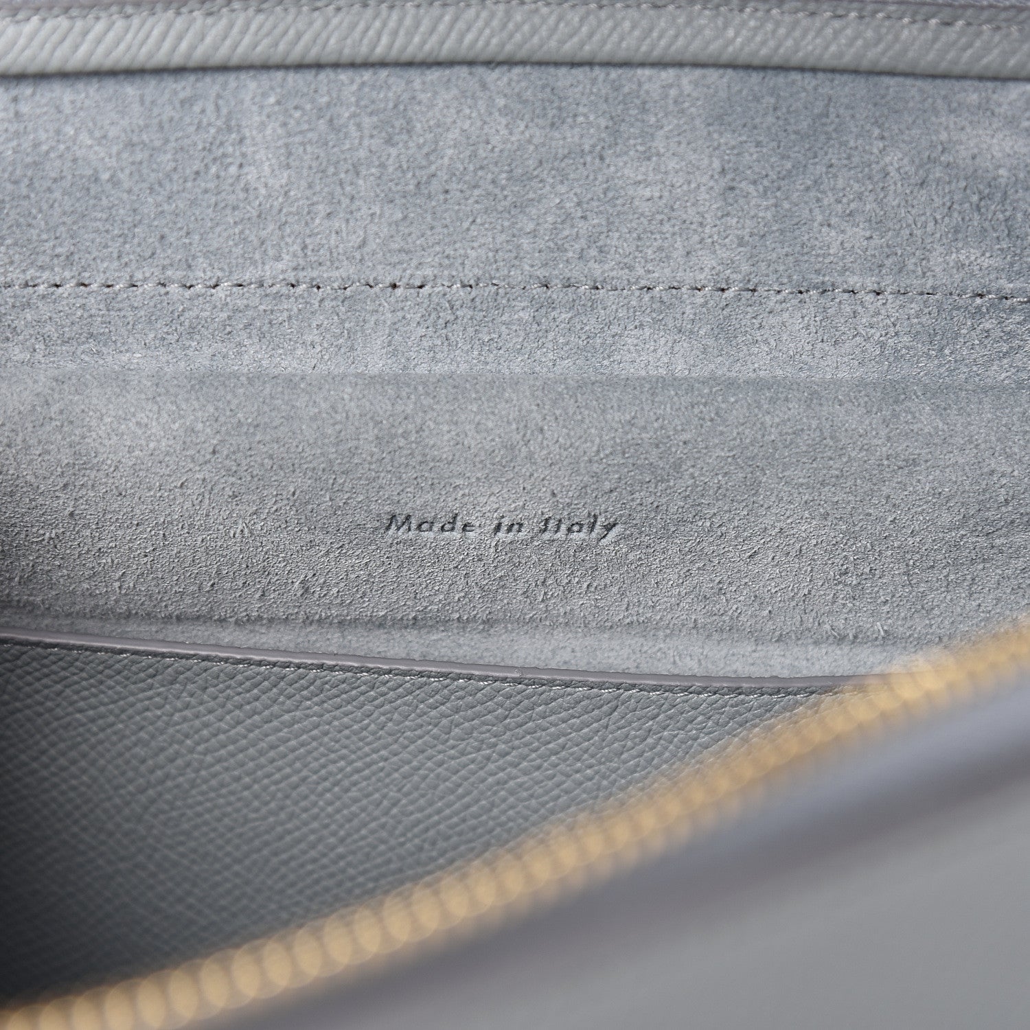 Celine Grained Calfskin Micro Belt Bag Cloud 7 of 10