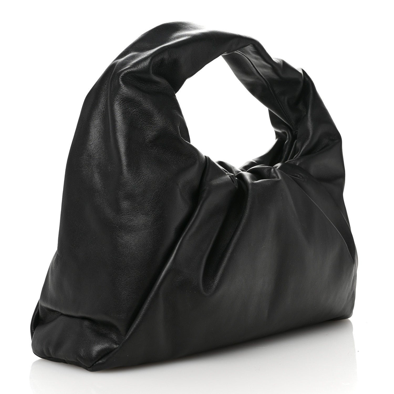 Bottega Veneta Smooth Butter Calfskin Small The Shoulder Pouch Black 3 of 9