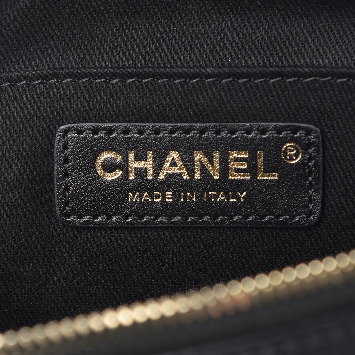Chanel Calfskin Stitched Casual Trip Waist Bag Black 6 of 11